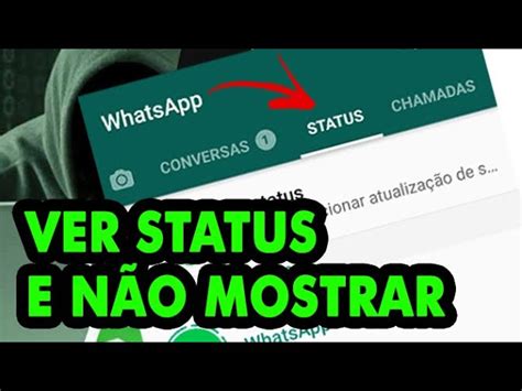 como ver o status do whatsapp escondido|Como ver os Status do WhatsApp anonimamente • Tecnoblog